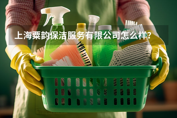 上海粟韵保洁服务有限公司怎么样？
