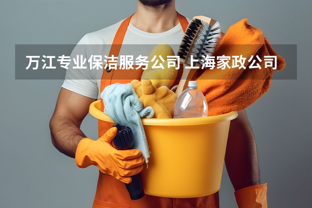万江专业保洁服务公司 上海家政公司排名前十